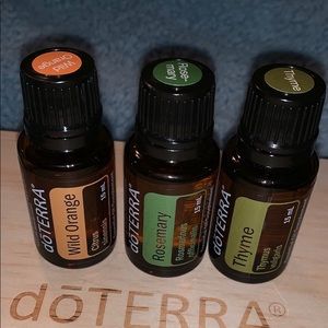 NEW DoTERRA Wild Orange, Rosemary, opened Thyme